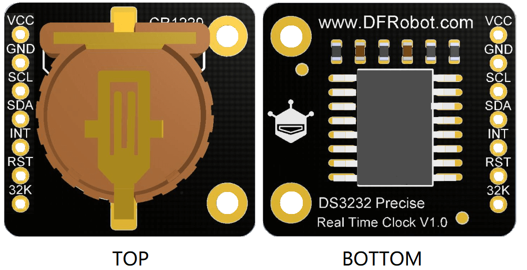 Fermion: DS3232 Precise RTC (Breakout) Fermion: DS3232 Precise RTC (Breakout)