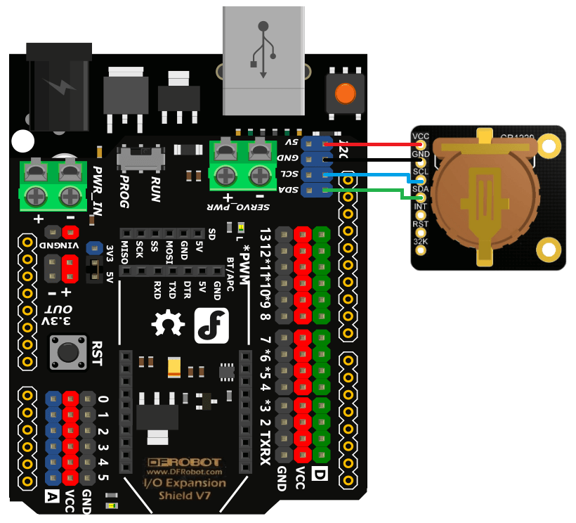 Fermion: DS3232 Precise RTC (Breakout) Fermion: DS3232 Precise RTC (Breakout)
