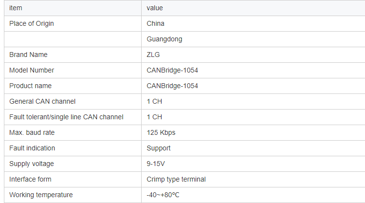 ZLG Zhiyuan Electronics CAN isolation CAN bridge relay fault-tolerant conversion board CANBridge-1054