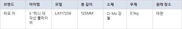 LAOA 7 개 새로운 5/6 인치 플라이어 세트