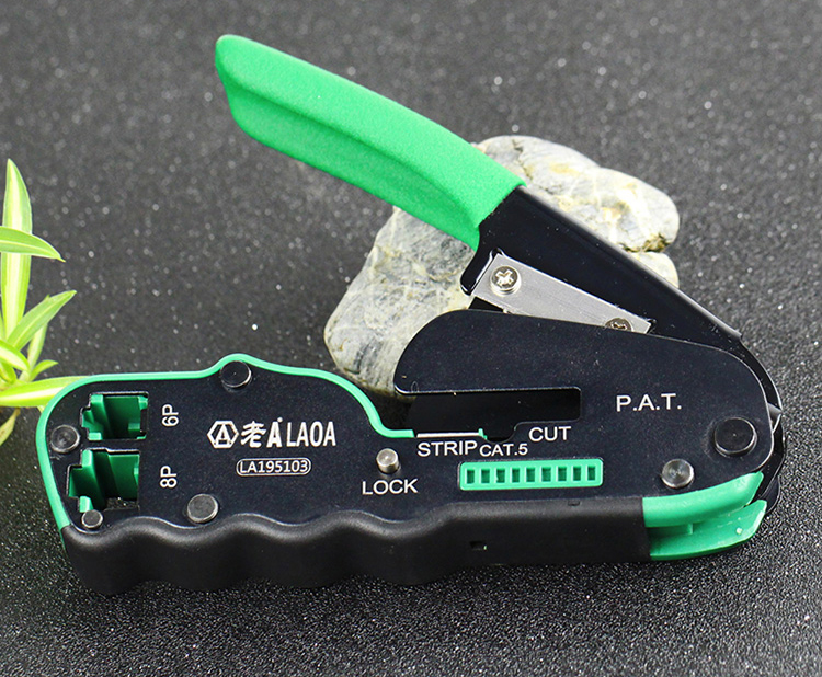 LAOA Crimping 펜치 크림 퍼 네트워크 도구 케이블 스트리퍼 와이어 커터 절단 플라이어 터미널 압착 휴대용 도구