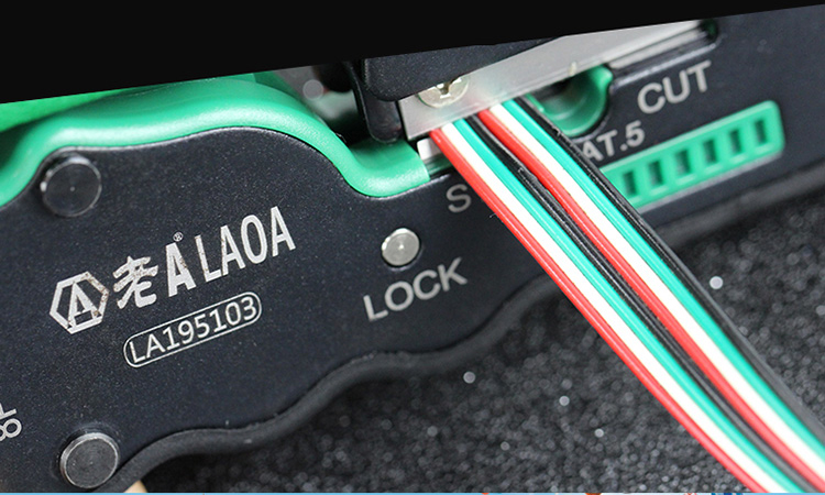 LAOA Crimping 펜치 크림 퍼 네트워크 도구 케이블 스트리퍼 와이어 커터 절단 플라이어 터미널 압착 휴대용 도구