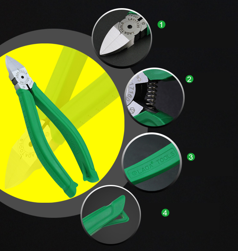 High quality 5.5" combination plier with double color handle