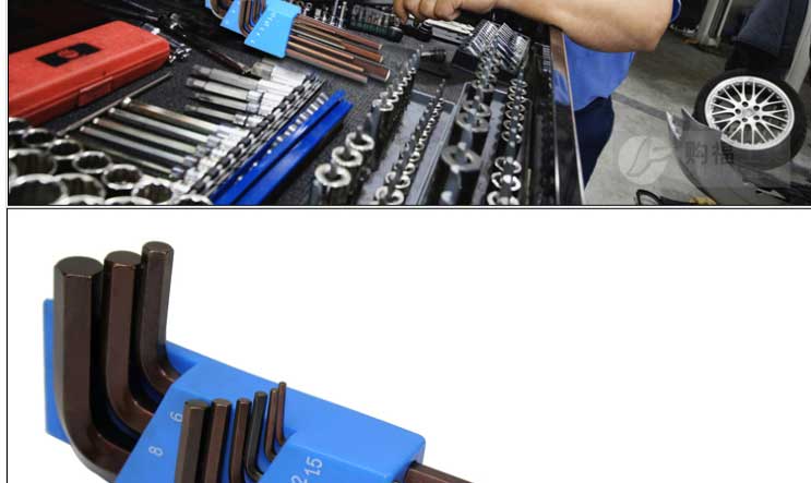 9 pcs S2 소재 prolong 플랫 헤드 육각 렌치 세트 육각형 바 렌치 세트 1.5-1.0mm