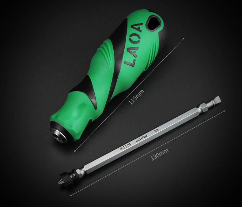 LAOA (eiffel tower) 자기 Screwdriver Ph2 홈 붙이 5 미리메터 와 자성 링 두 번 Head 다기능 Screw Driver 손 툴