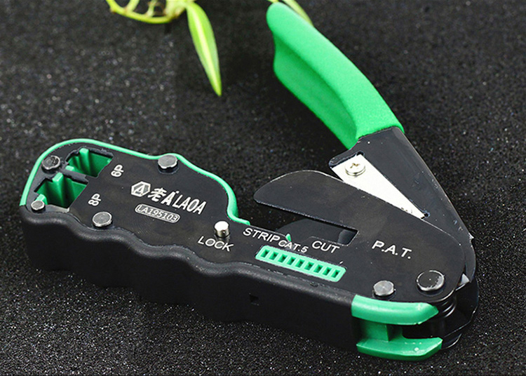 LAOA Crimping 펜치 크림 퍼 네트워크 도구 케이블 스트리퍼 와이어 커터 절단 플라이어 터미널 압착 휴대용 도구