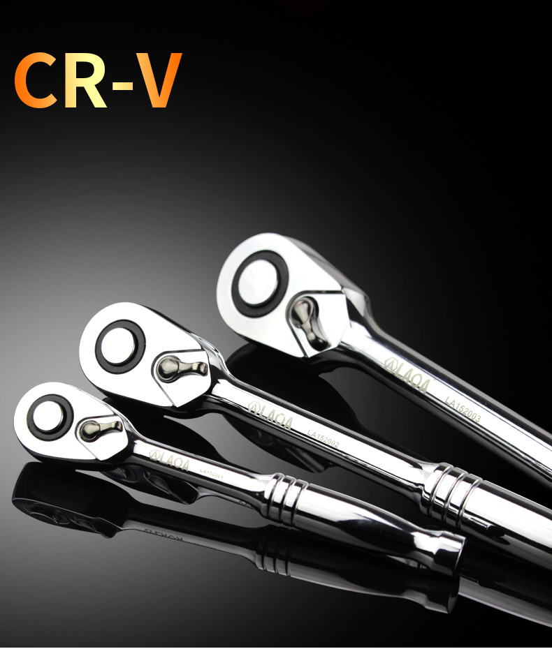 LAOA 1/2 "48 T 래칫 렌치 CR-V 소켓 스패너