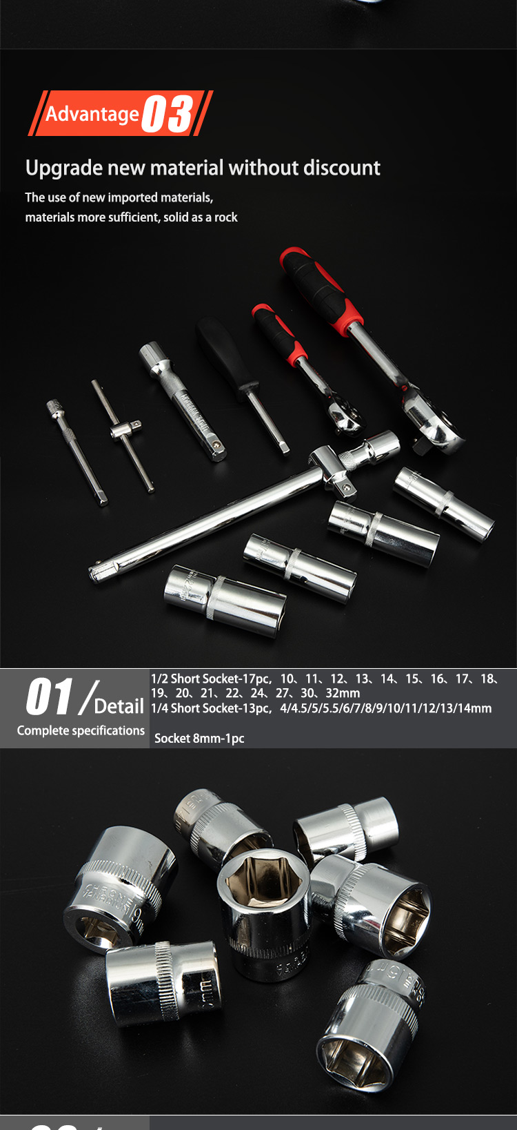 완벽한 소켓 세트 자동차 수리 손 도구 세트 150 Pcs 자동 수리 키트 상자