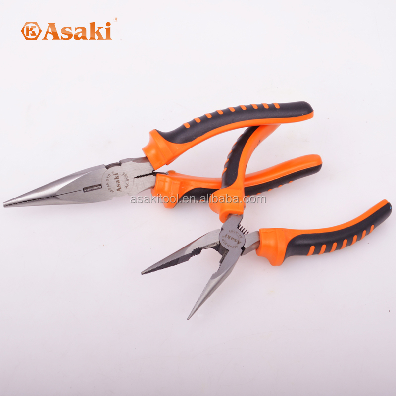 AK-8095 경쟁가격 탄소 스테인리스 플라이어 긴 코 플라이어