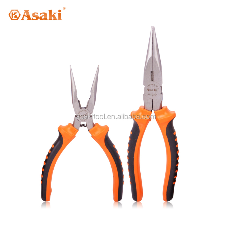 AK-8095 경쟁가격 탄소 스테인리스 플라이어 긴 코 플라이어
