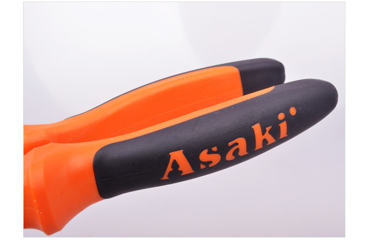 Asaki 6 "8" 탄소강 긴 바늘 코 플라이어 손 도구