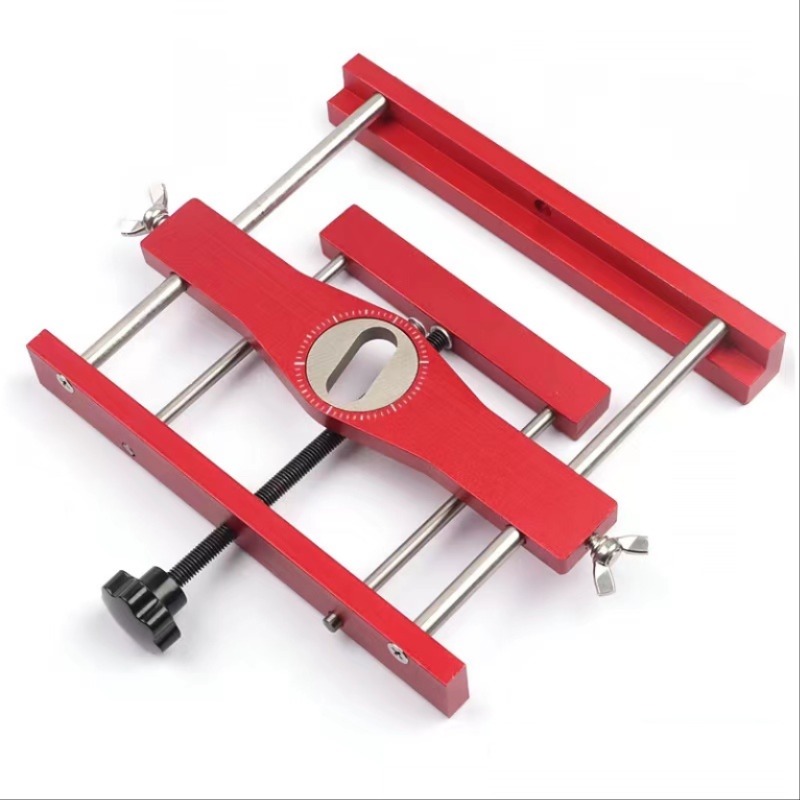 L-HT169 새로운 패턴 알루미늄 합금 재료 목공 드릴링 펀치 Loactor 도구 느슨한 장부 Joinery 지그