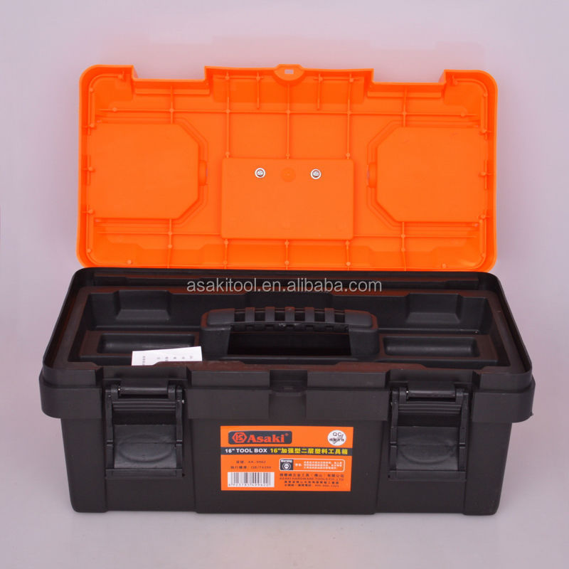 AK-9961 새로운 디자인 2 레벨 손 플라스틱 도구 상자