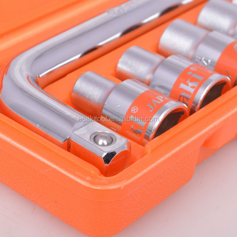 AK-9766 10 PCS 1/2 "DR. socket 렌치 세트