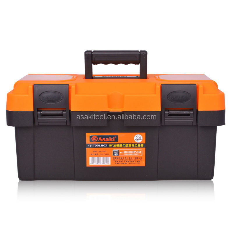 AK-9961 새로운 디자인 2 레벨 손 플라스틱 도구 상자