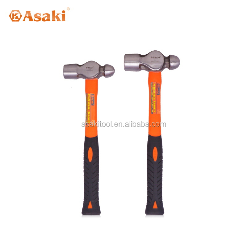 연약한 그립 고무 손잡이를 가진 공 peen formwork 망치