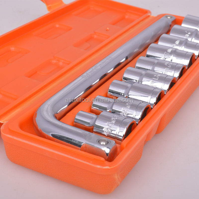 AK-9768 10 PCS CRV 1/2 "DR.socket 렌치 세트