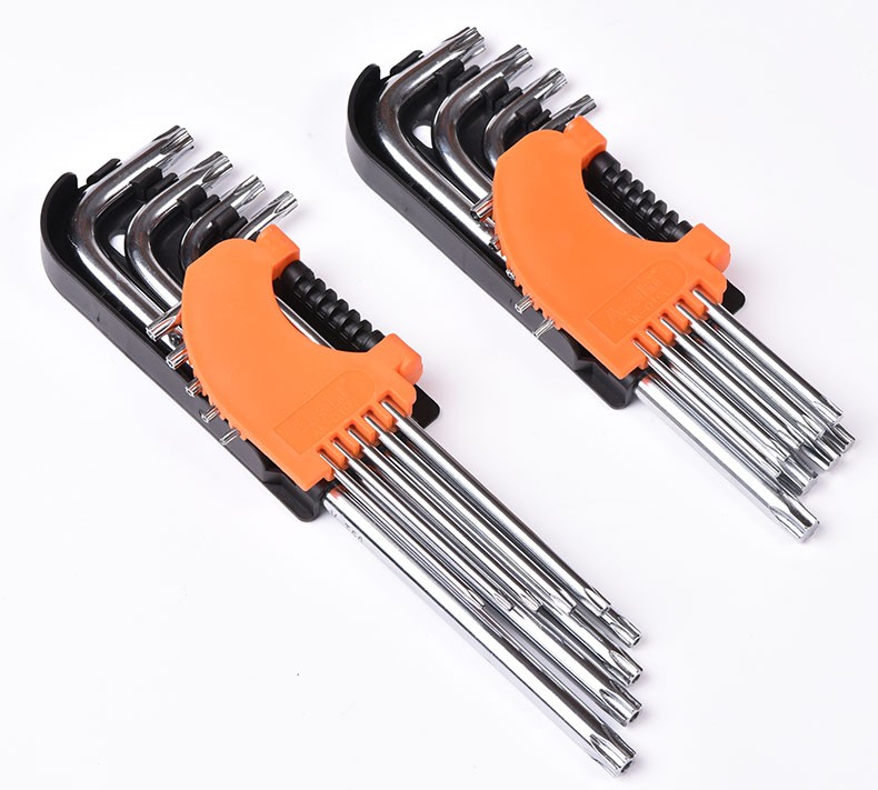 9pcs torx 육각 키 세트 렌치 세트 AK-0196