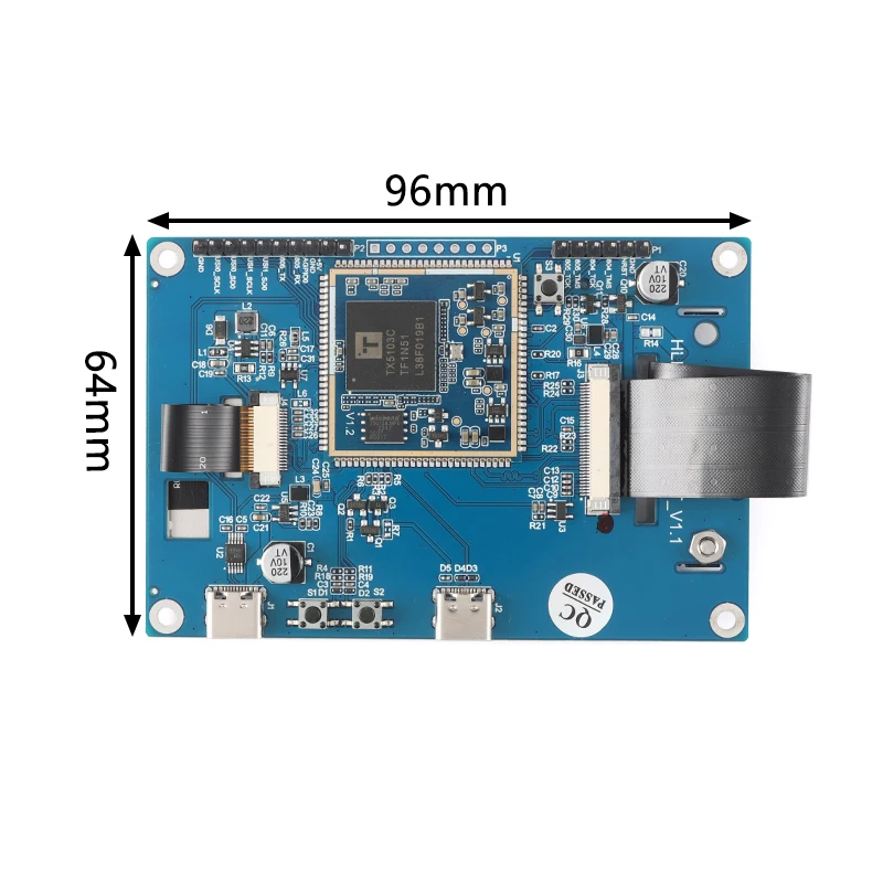 해링코(HI-LINK) AI 얼굴 인식 TX510 모듈 (3D 쌍안 카메라) 생체 감지 및 TTL UART 통신 지원 [HI-Link-69]