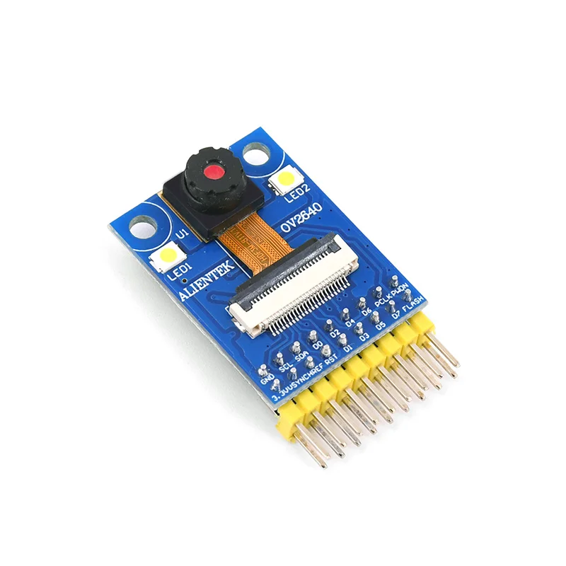 OV2640 카메라 모듈 (MC2640) 200만 화소 JPEG 출력 지원 STM32 소스 코드 포함 [ALIENTEK-25]