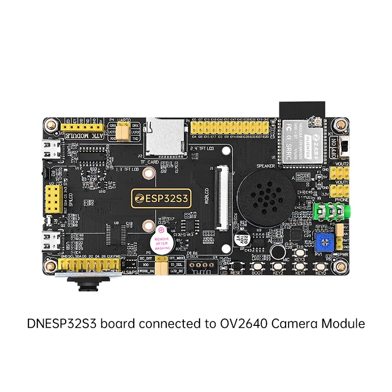 OV2640 카메라 모듈 (MC2640) 200만 화소 JPEG 출력 지원 STM32 소스 코드 포함 [ALIENTEK-25]