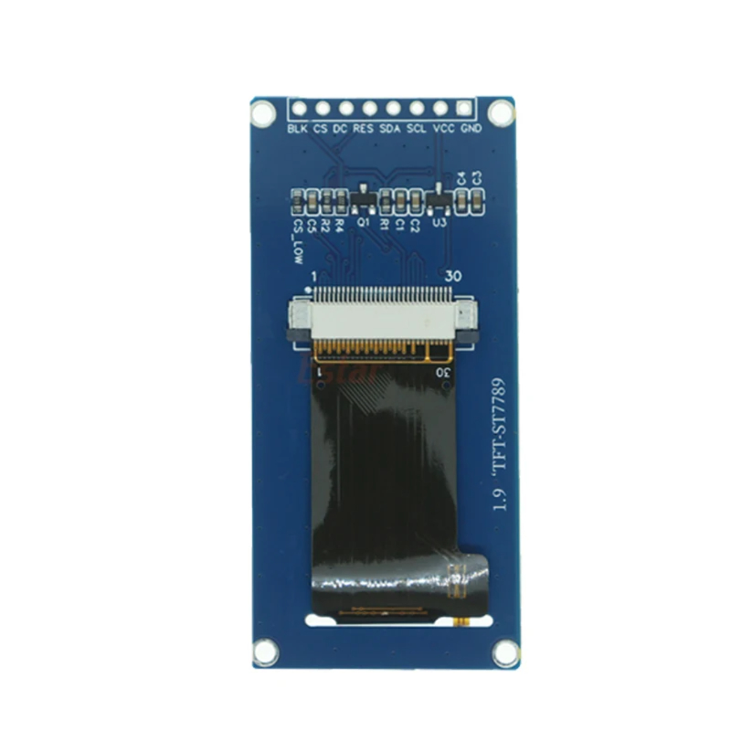 1.9 인치 IPS 전체 각도 TFT 디스플레이 화면 LCD 화면 컬러 디스플레이 모듈 SPI 직렬 포트 고화질 170x320 ST7789 IC [ZTI45-006]