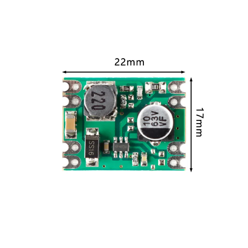 미니 DC-DC 스텝 다운 전원 공급 장치 모듈 0.6A 6V-55V~5V 출력 600mA 전압 조정기 보드 모듈 [ZTA179-025]