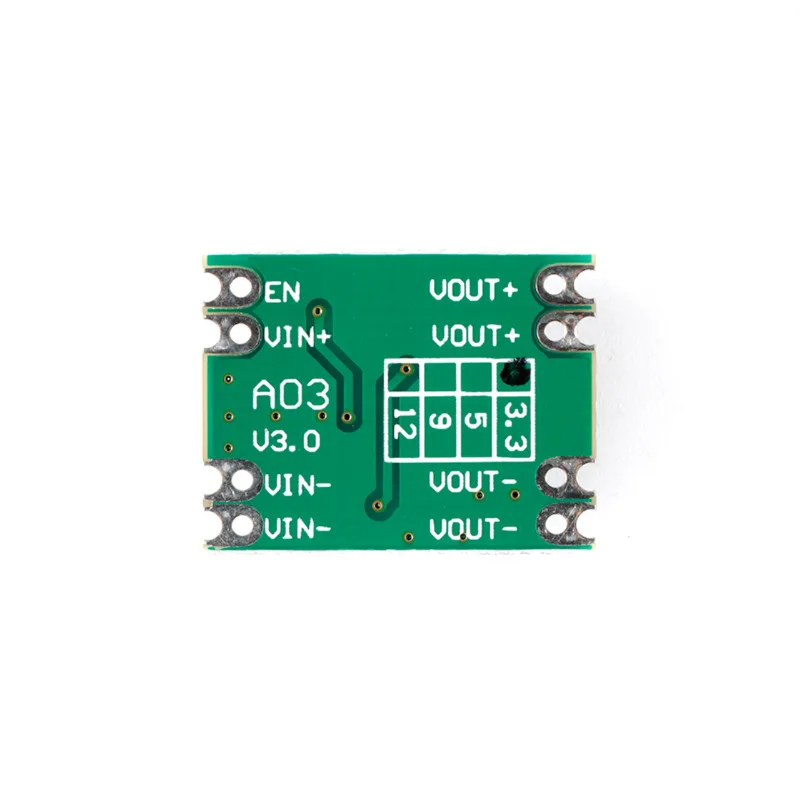 미니 DC-DC 스텝 다운 전원 공급 장치 모듈 0.6A 6V-55V~3.3V 출력 600mA 전압 조정기 보드 모듈 [ZTA179-024]