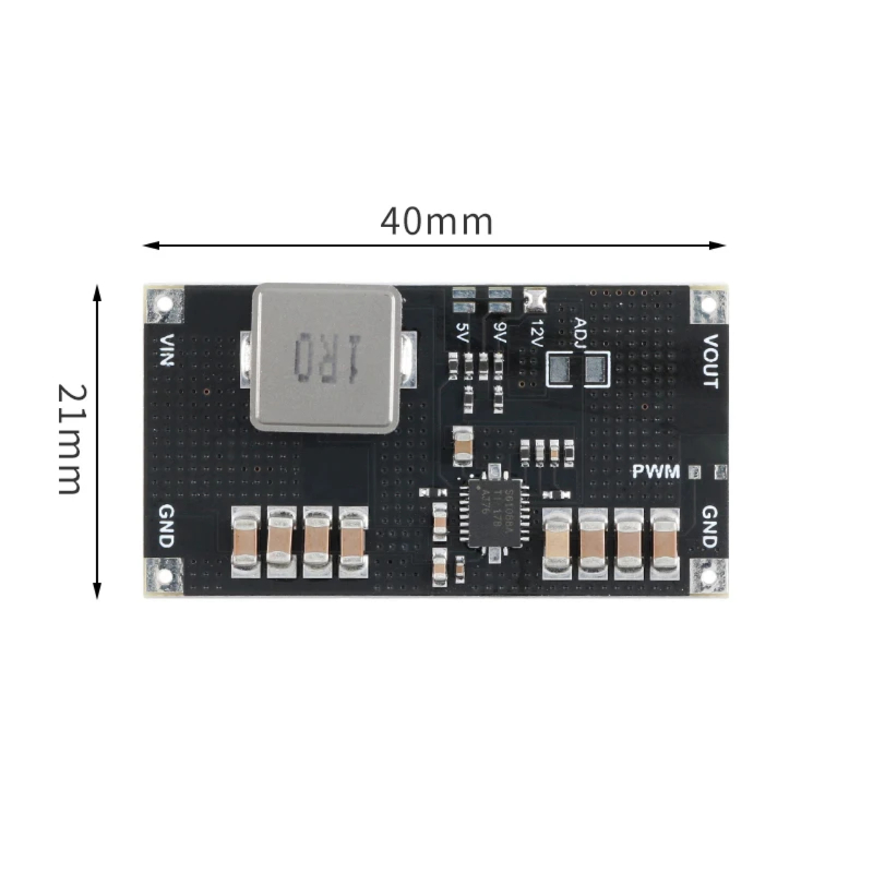 TPS61088 DC 고전력 리튬 배터리 스텝 업 부스트 보드 전원 공급 장치 모듈 5V 10A 1MHz 스위치 주파수 PCB [ZTA179-044]