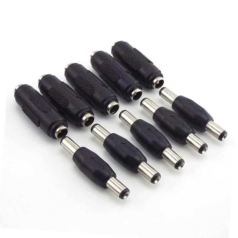 암수/암수 듀얼 수 DC5.5 * 2.1mm 스트레이트 스루 커넥터가 있는 DC12 V 전원 어댑터 [ZCH008-009]