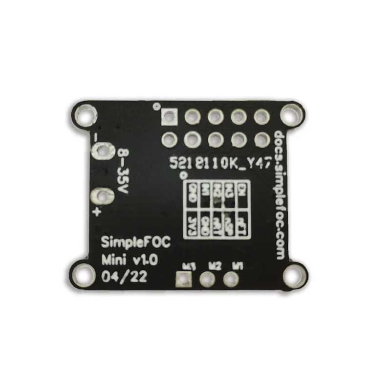 Simple FOCMini DC 브러시리스 모터 구동판 FOC 제어 드라이버 SVPWM 제어 알고리즘 [LCTECH-02]