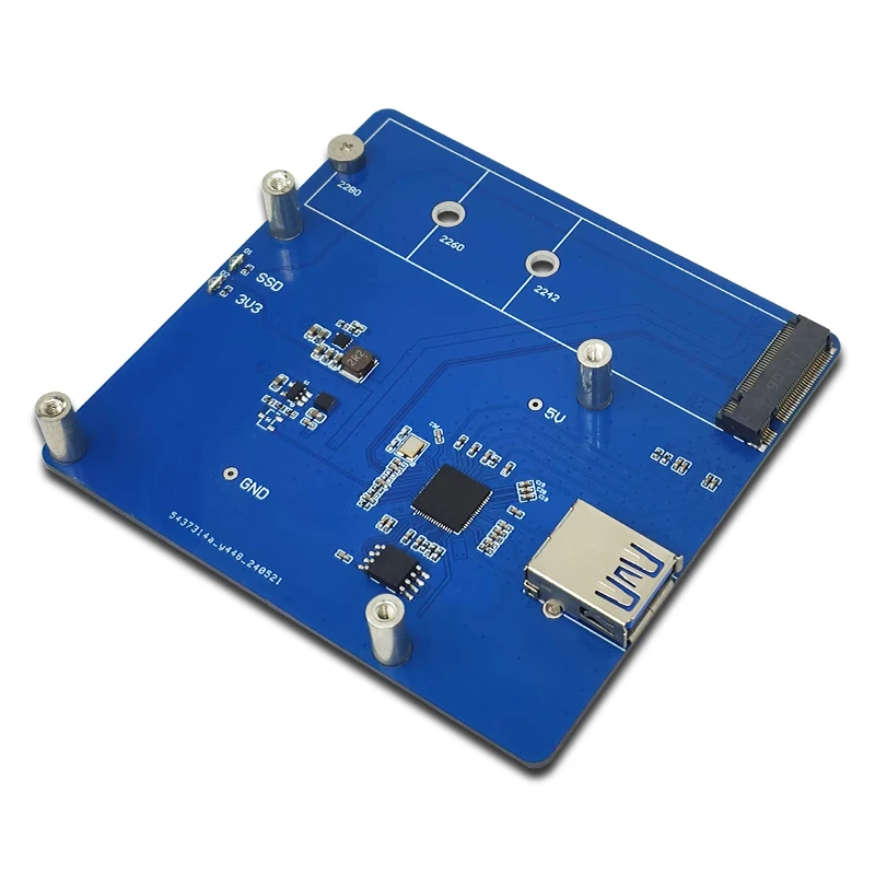 Raspberry Pi 4B M.2 PCIe SSD Solid State Drive Expansion Board [LCTECH-14]