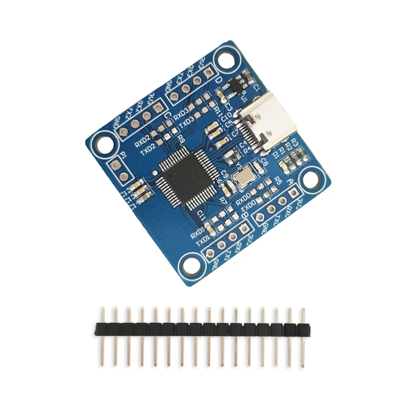 CH9344 USB 4번 TTL 4번 USB 시리얼 다운로드 UART 송수신기 [LCTECH-13]