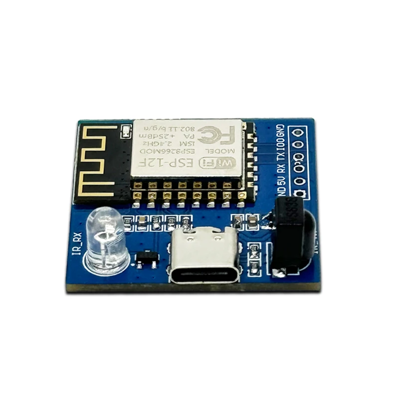 ESP8266 적외선 발신 수신 모듈 (NEC 프로토콜 지원)-WiFi 투과 전송 모듈 [LCTECH-06]