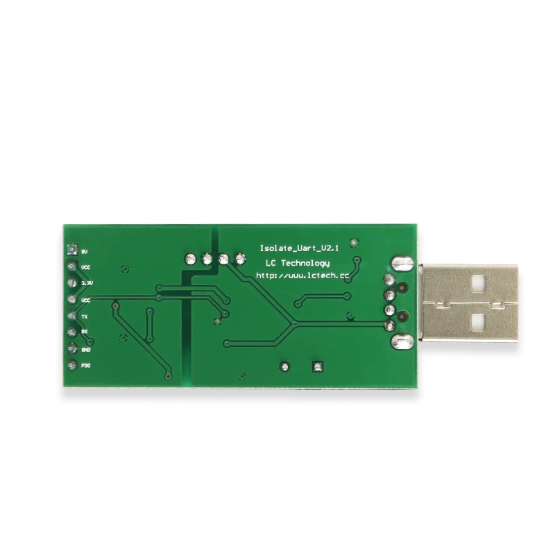 고속 격리형 USB-TTL 직렬 포트 변환기 (광절연)-3.3V 5V TTL 출력 모듈 [LCTECH-04]