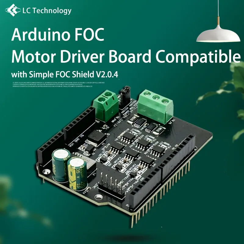 Arduino FOC 브러시리스 모터 드라이브 보드 (Simple FOC Shield V2.0.4 호환) [LCTECH-46]