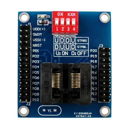 버닝 거치대 테스트 거치대 다운로더 STM8S 8L TSSOP20 [LCTECH-15]