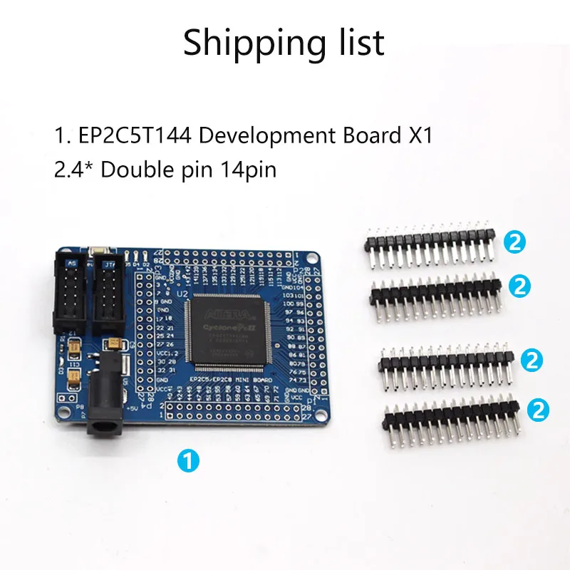 ALTERA 알테라 FPGA 시스로넬 학습 보드 개발 보드 EP2C5T144 [LCTECH-50]