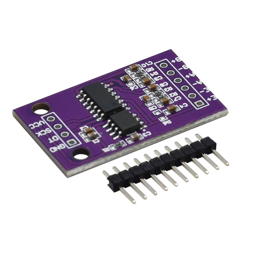 CS1238 24비트 ADC 모듈 보드 TL431 외부 기준 칩 듀얼 채널 계량 센서 24bit [ZTX101-007]