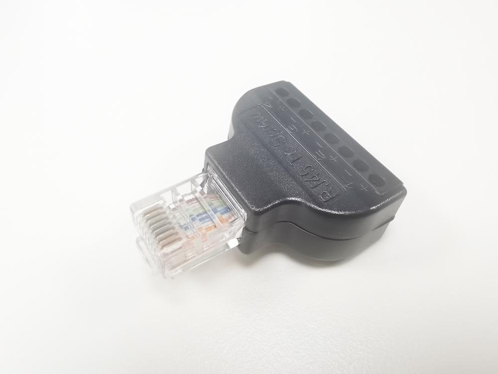 RJ45 수-8 핀 나사 터미널 커넥터 나사 어댑터 블록 케이블 네트워크 플러그 이더넷 CCTV 디지털 인터넷 플러그