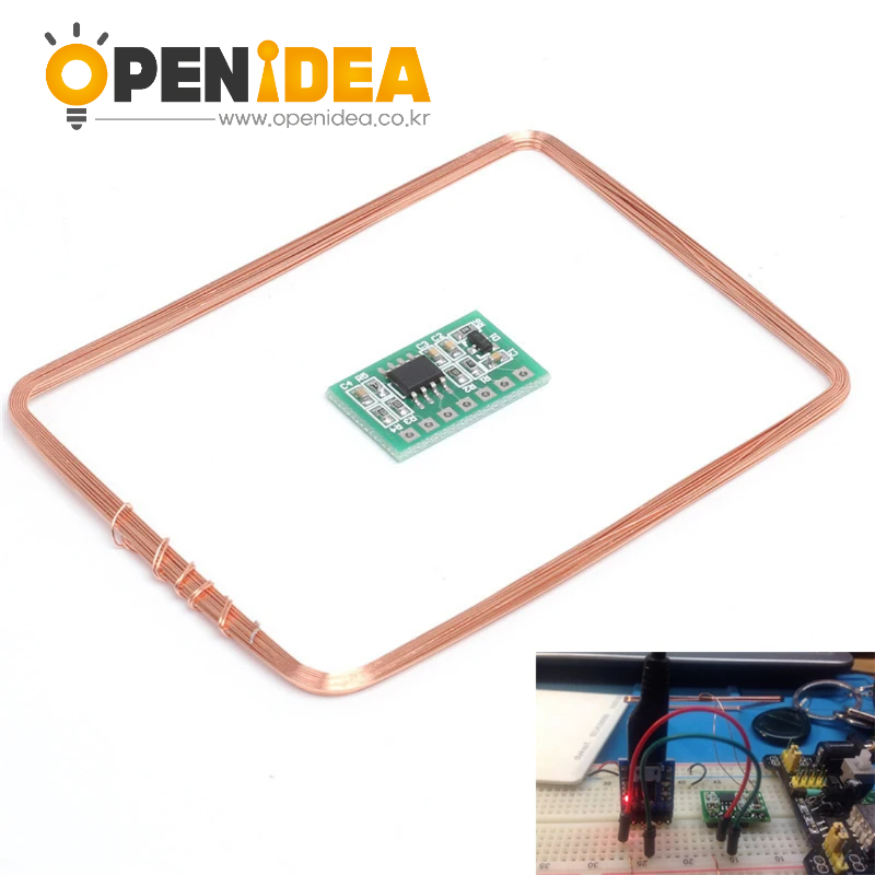 RFID ID 카드 판독기 125KHz EM4100 EM4001 EM4102 액세스 제어 시스템 무선 카드 읽기 모듈 TTL 출력 [ZTU06-003]