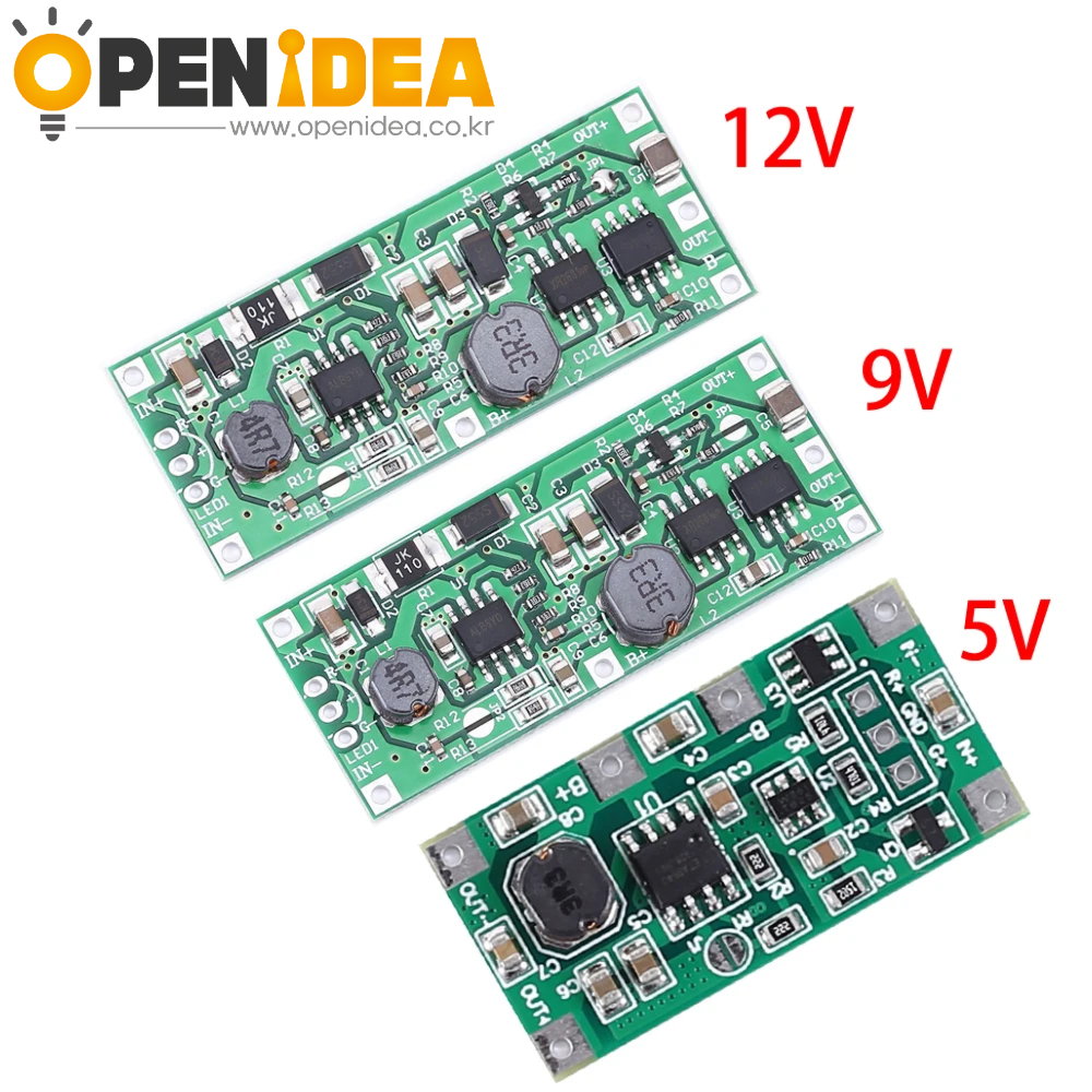3.7V 폴리머 18650 리튬배터리 5V 1A UPS 무정전 전원모듈 역접속 보호 경로 모니터링 [ZTA179-155]
