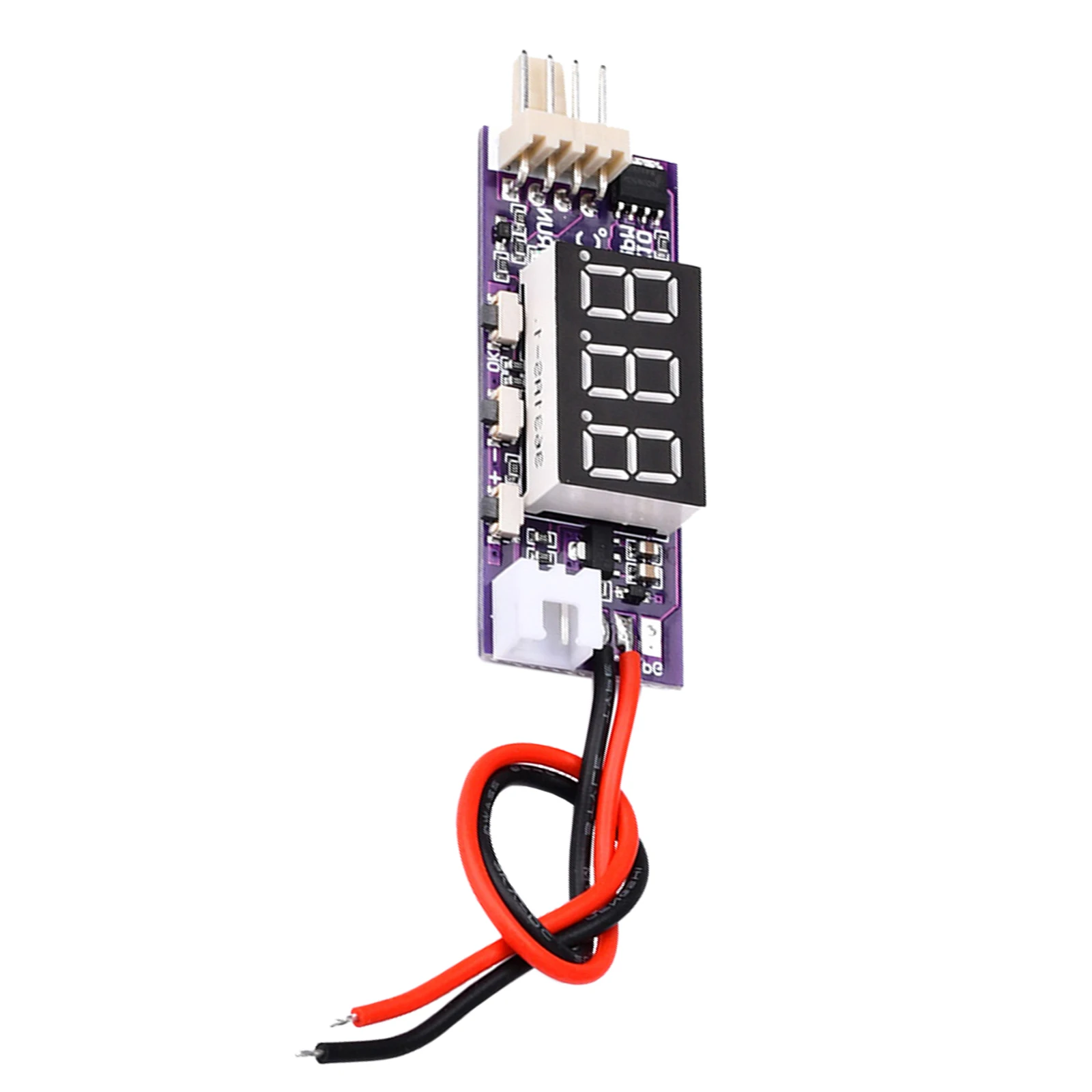 12V 4선 PWM 팬 온도 제어 속도 조절기 3A 온도+RPM 디스플레이 팬 속도 소음 감소 및 정지 기능 [ZTJ68-017]