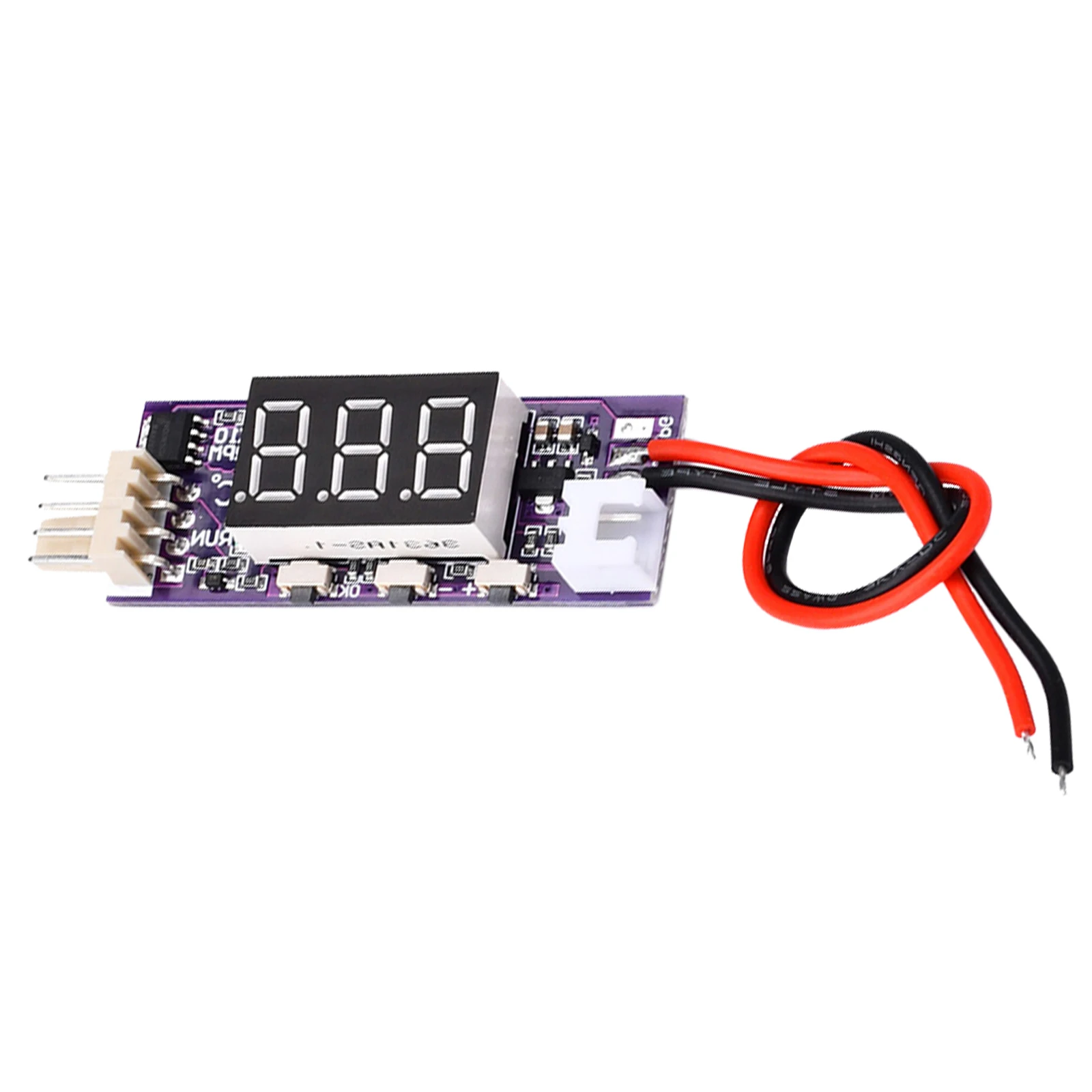 12V 4선 PWM 팬 온도 제어 속도 조절기 3A 온도+RPM 디스플레이 팬 속도 소음 감소 및 정지 기능 [ZTJ68-017]