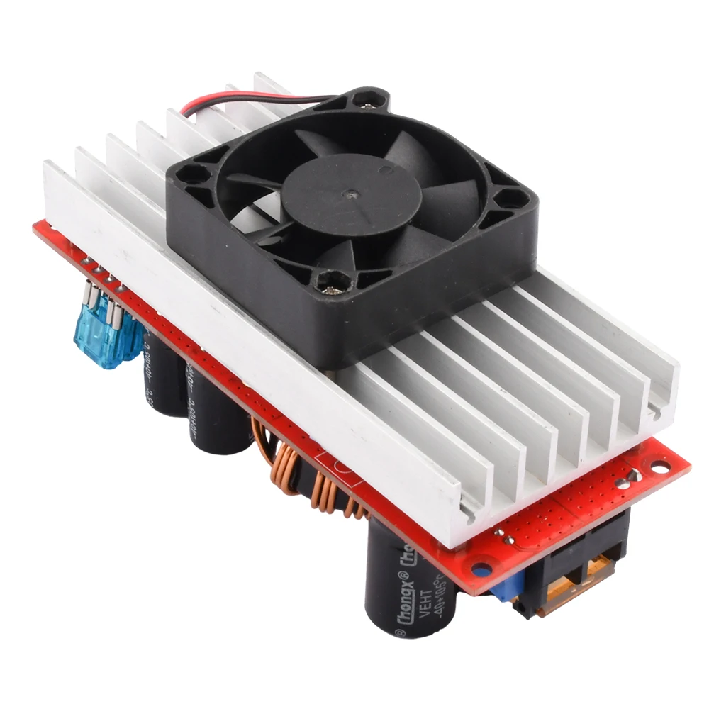 1200W 20A 1500W 30A 1800W 40A DC-DC 부스트 컨버터 스텝 업 전원 공급 장치 모듈 10-60V~12-90V 가변 전압 충전기 [ZTA179-173]