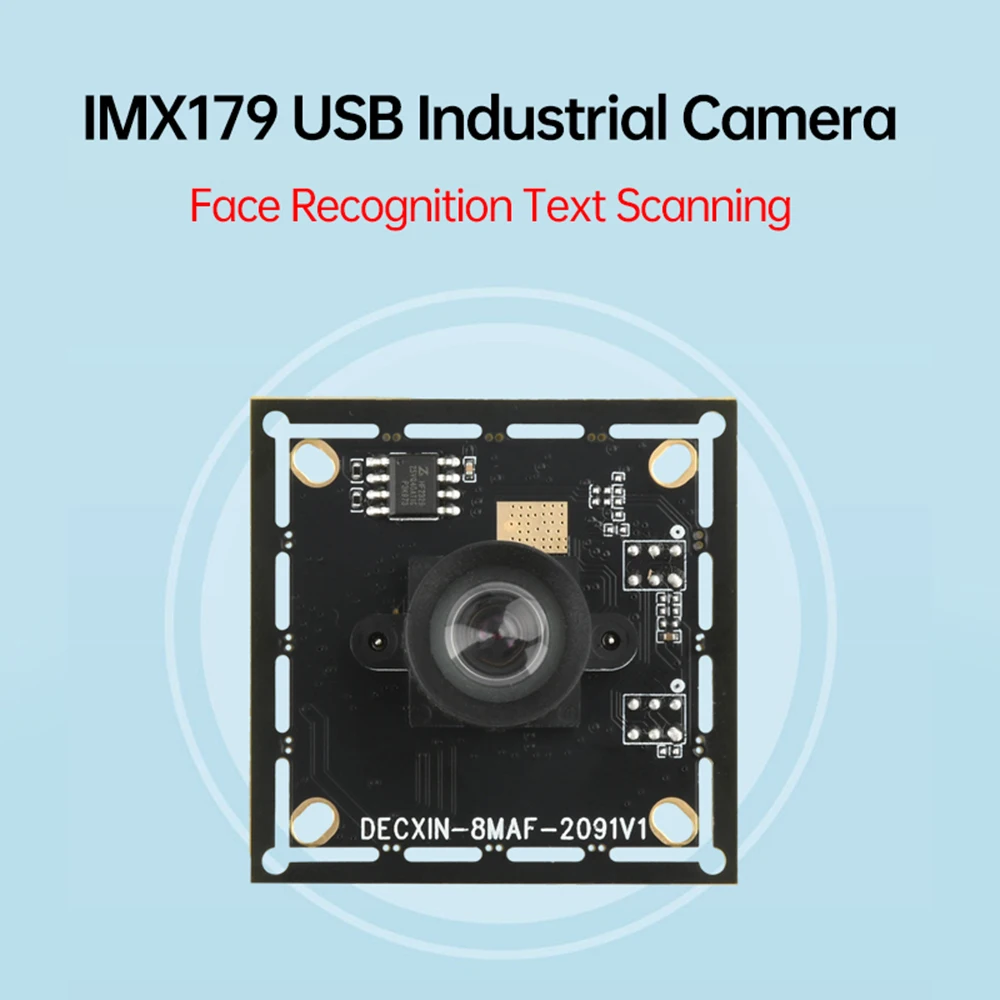 IMX179 USB HD 카메라 모듈 보안 모니터링 DIY 프로젝트를 위한 드라이버가 없는 78도 8MP 고정 초점 렌즈 산업용 카메라 [ZTS16-001] 