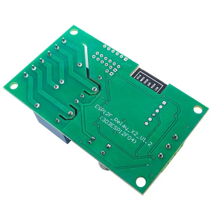 듀얼 릴레이 모듈 ESP-12F 개발 보드 전원 공급 장치 2 차 개발 ESP8266WIFI 5V 8-80V [ZTF113-018]
