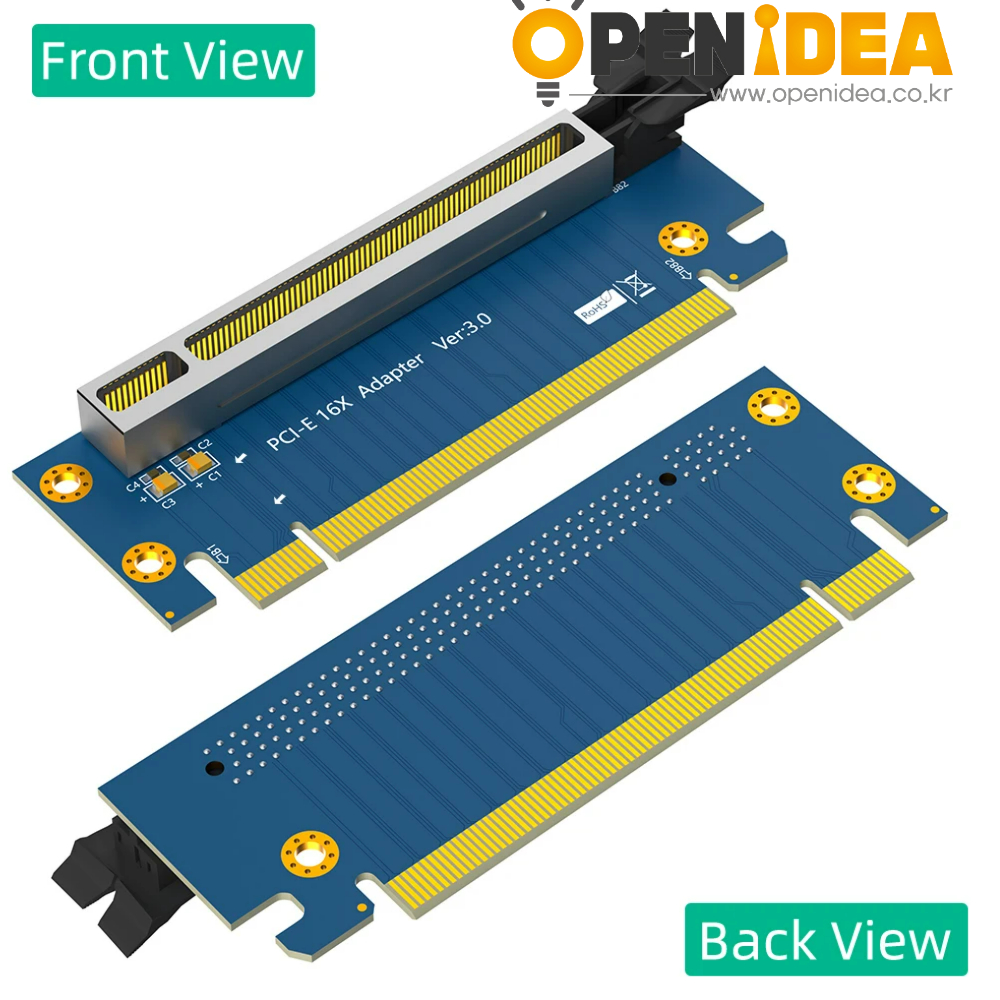PCI Express 3.0 16x라이저 카드 PCI Express 3.0 16X90 도 고속 라이저 카드 2U 서버용 [ZTX101-357]