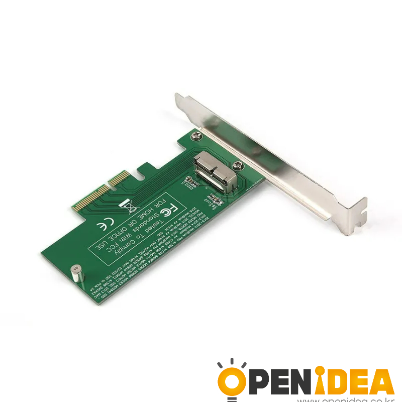 애플 솔리드 스테이트 SSD(AIR PRO)→PCI-E 1X/4X 변환 카드 (A1465 A1466 A1398 A1502 호환 데스크탑 전용) [ZTX101-415]