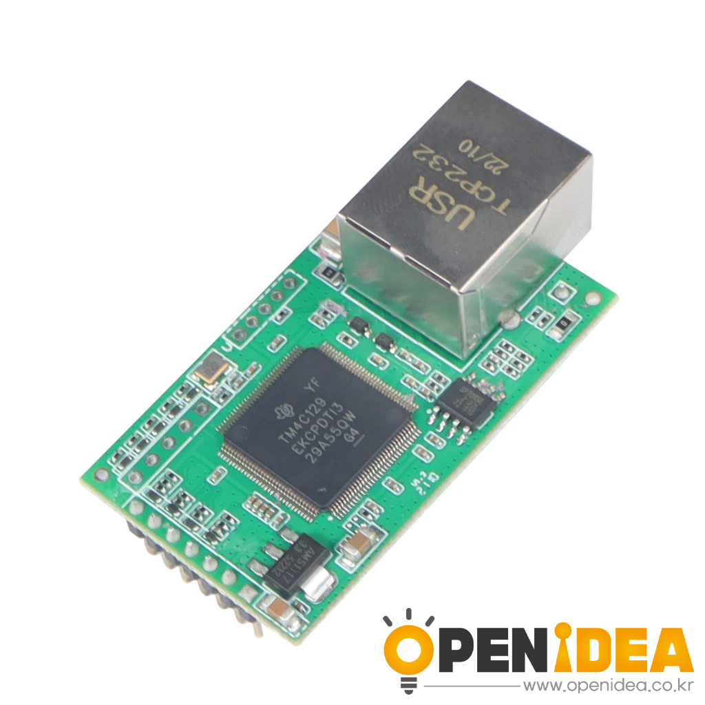 USR TCP232 E2 핀 타입 직렬 UART TTL to LAN 이더넷 모듈 서버 TCP IP 프로토콜 T2 직렬 포트 [ZTF113-046]